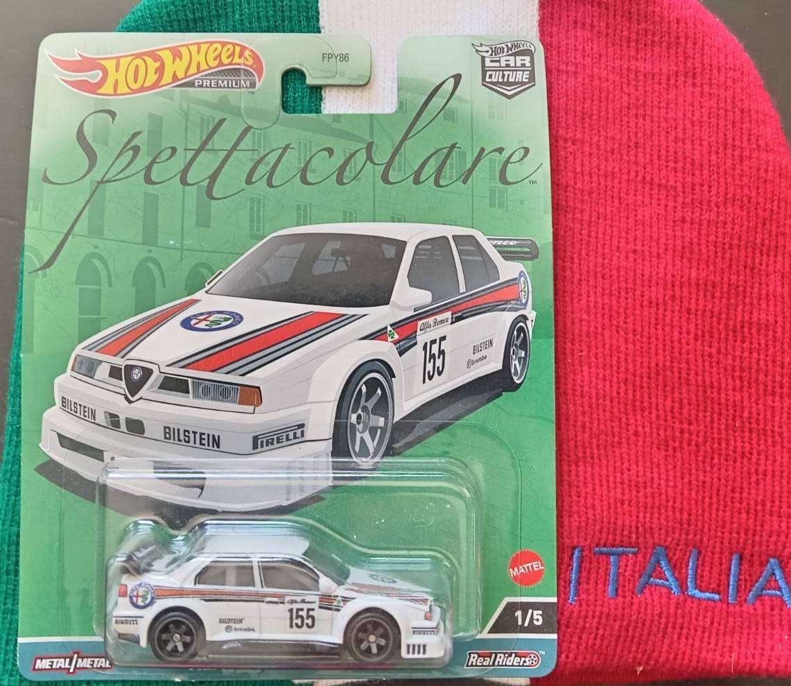HotWheels Cars, Alfa Romeo 155 V6 Ti, Metal / Die-Cast,