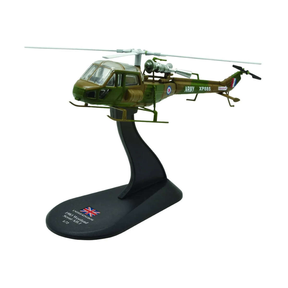 AmerCom Models, 1983 Westland Scout AH.1, United Kingdom, Die Cast, 1/72 Scale,
