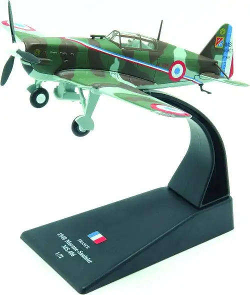 Amercom Model, Moran Saulnier MS.406 France -1940 1:72 Scale -  Die-Cast NO BOX