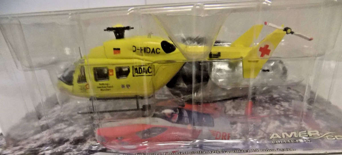 AmerCom Model, Messerschmitt-Bölkow-Blohm Kawasaki BK 117. Die Cast , 1/72 Scale,