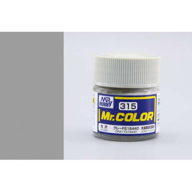 Mr. Color, C315 FS16440 Light Gull Gray (Semi-Gloss) (10ml)