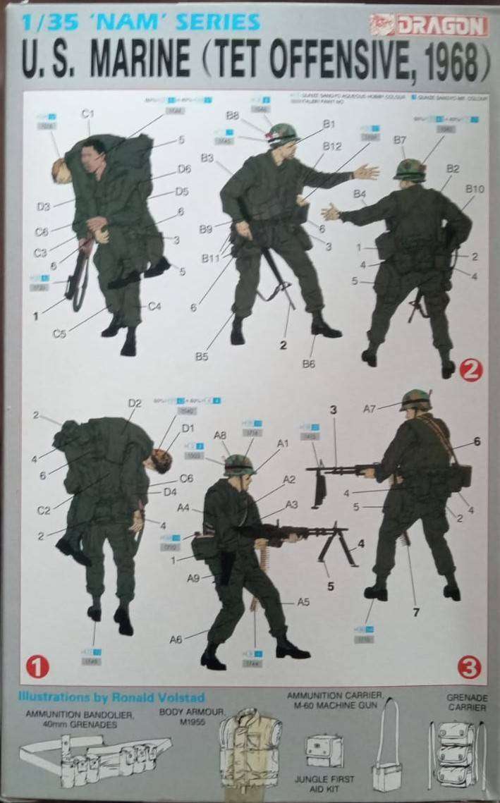 Dragon Models, U.S. Marine (Tet Offensive, 1968) 'Nam' Series, DN3305, 1/35 Scale
