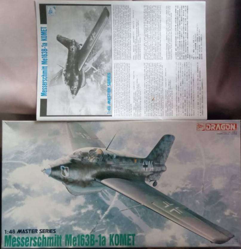 Dragon Models, Messerschmitt Me 163B-1a Komet, DN5504, 1/48 Scale,