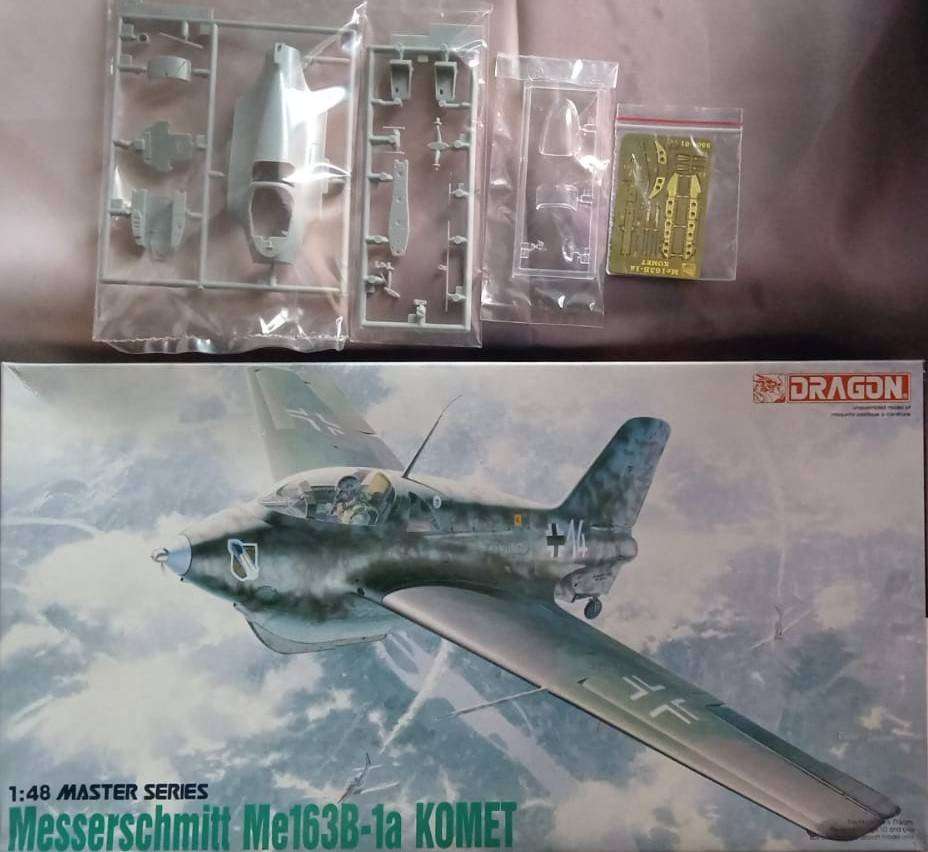 Dragon Models, Messerschmitt Me 163B-1a Komet, DN5504, 1/48 Scale,