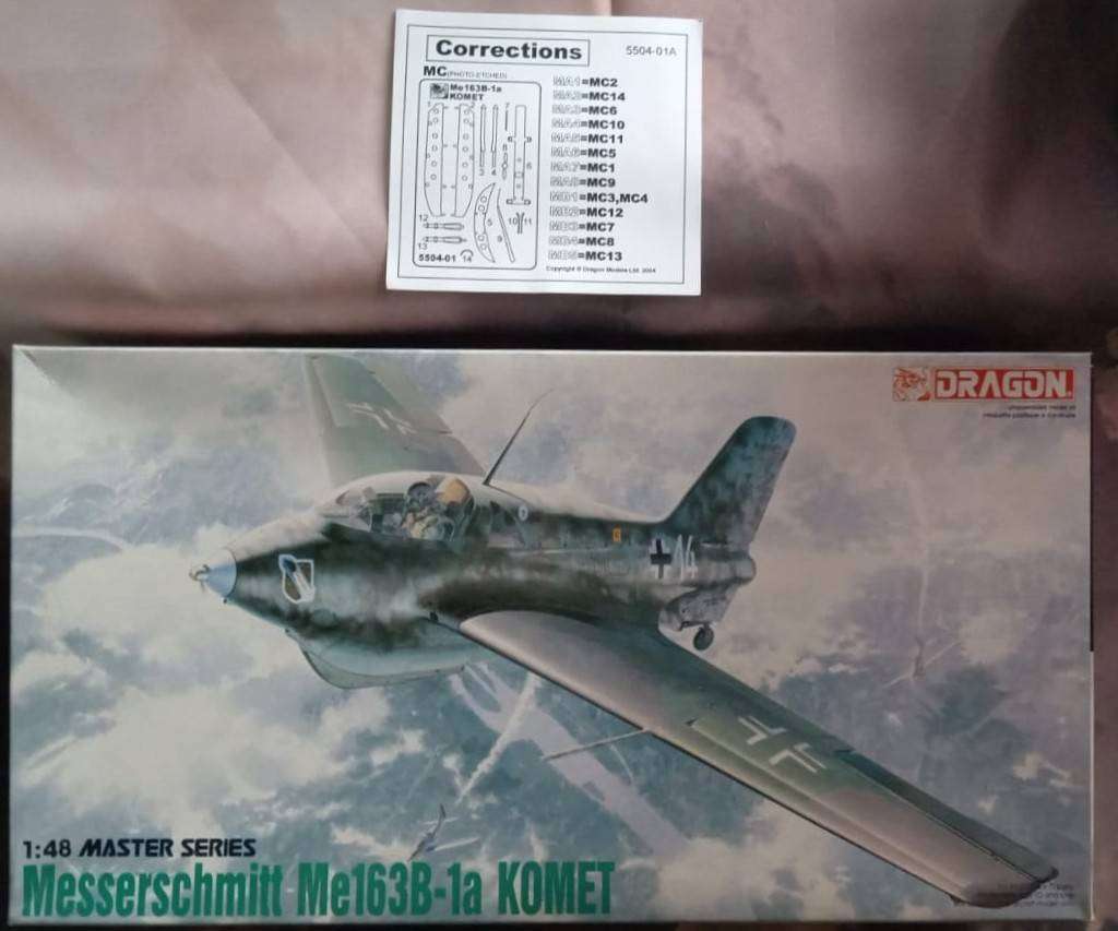Dragon Models, Messerschmitt Me 163B-1a Komet, DN5504, 1/48 Scale,