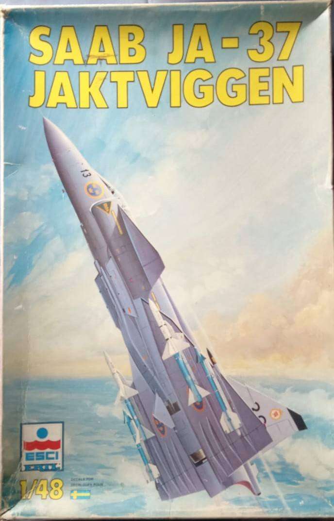 ESCI Models, Saab JA-37 Jaktviggen, ESCI 4089, 1/48 Scale,