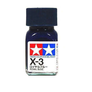 Tamiya Paint, X-3 Royal Blue Enamel (10ml)