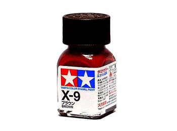 Tamiya Paint, X-9 Brown Enamel (10ml)