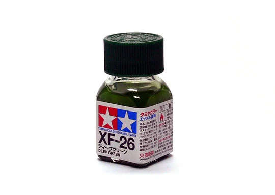 Tamiya Paint, XF-26 Deep Green Enamel (10ml)