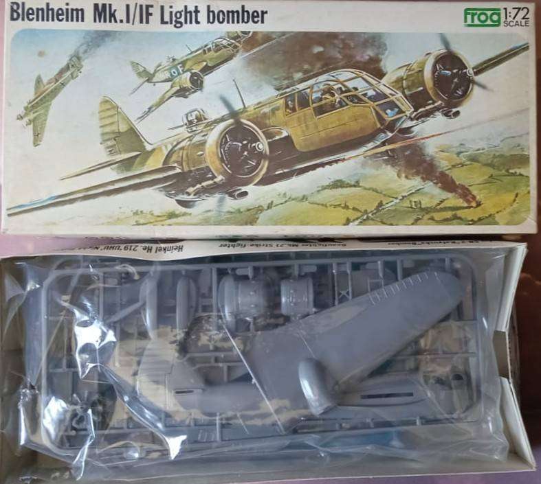 Frog Models, Blenheim Mk.I/IF Light Bomber, F190, 1/72 Scale,