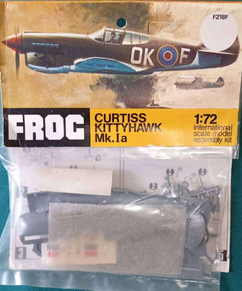 Frog Models, Curtiss Kittyhawk Mk.Ia, F218F, 1/72 Scale,