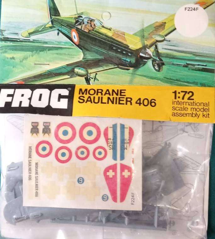 Frog Models, Morane Saulnier 406, F224F, 1/72 Scale,
