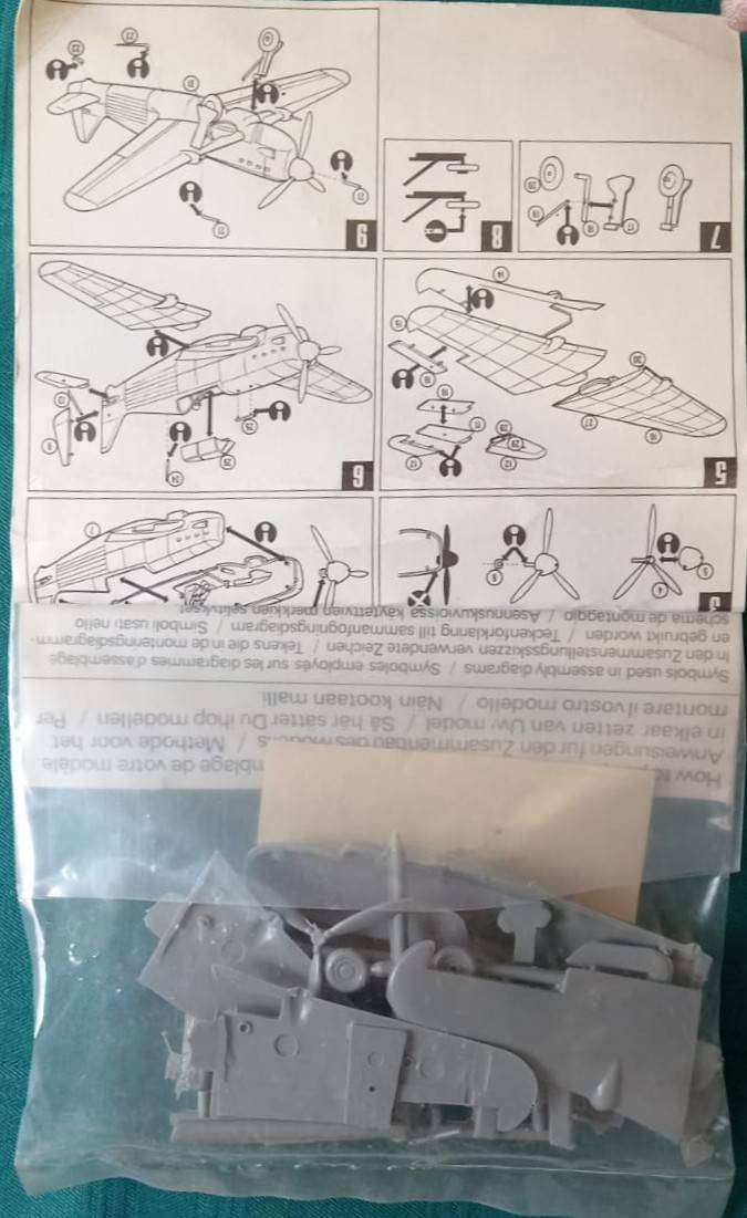 Frog Models, Morane Saulnier 406, F224F, 1/72 Scale,