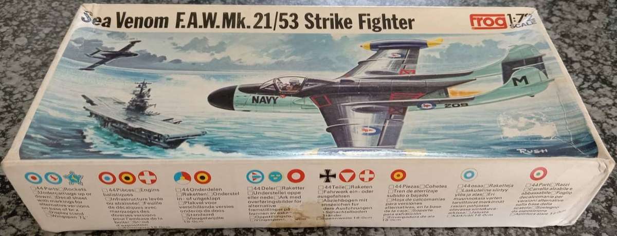 FROG Model, Sea Venom F.A.W.Mk.21/53 Strike Fighter