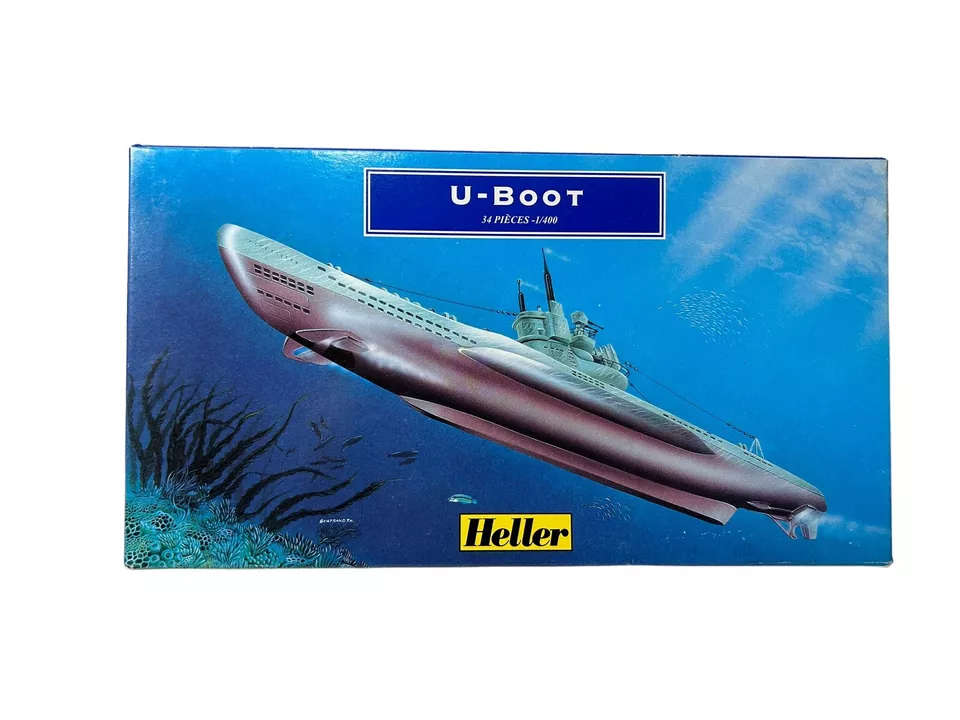 Heller Models, U-Boot Type VII C No. 81002, 1:400 Scale