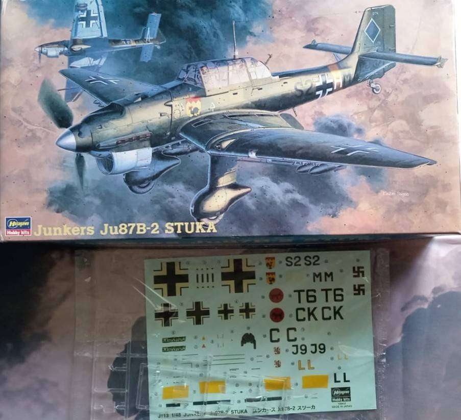 Hasegawa Models, Junkers Ju 87B-2 Stuka, HAS09113, 1/48 Scale,