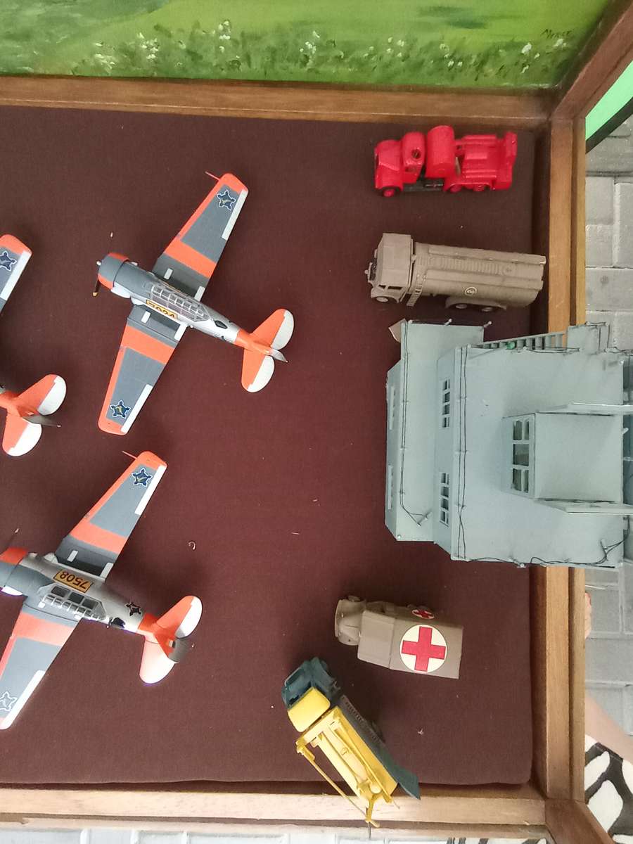 Harvard Display Case w/ 12 Planes