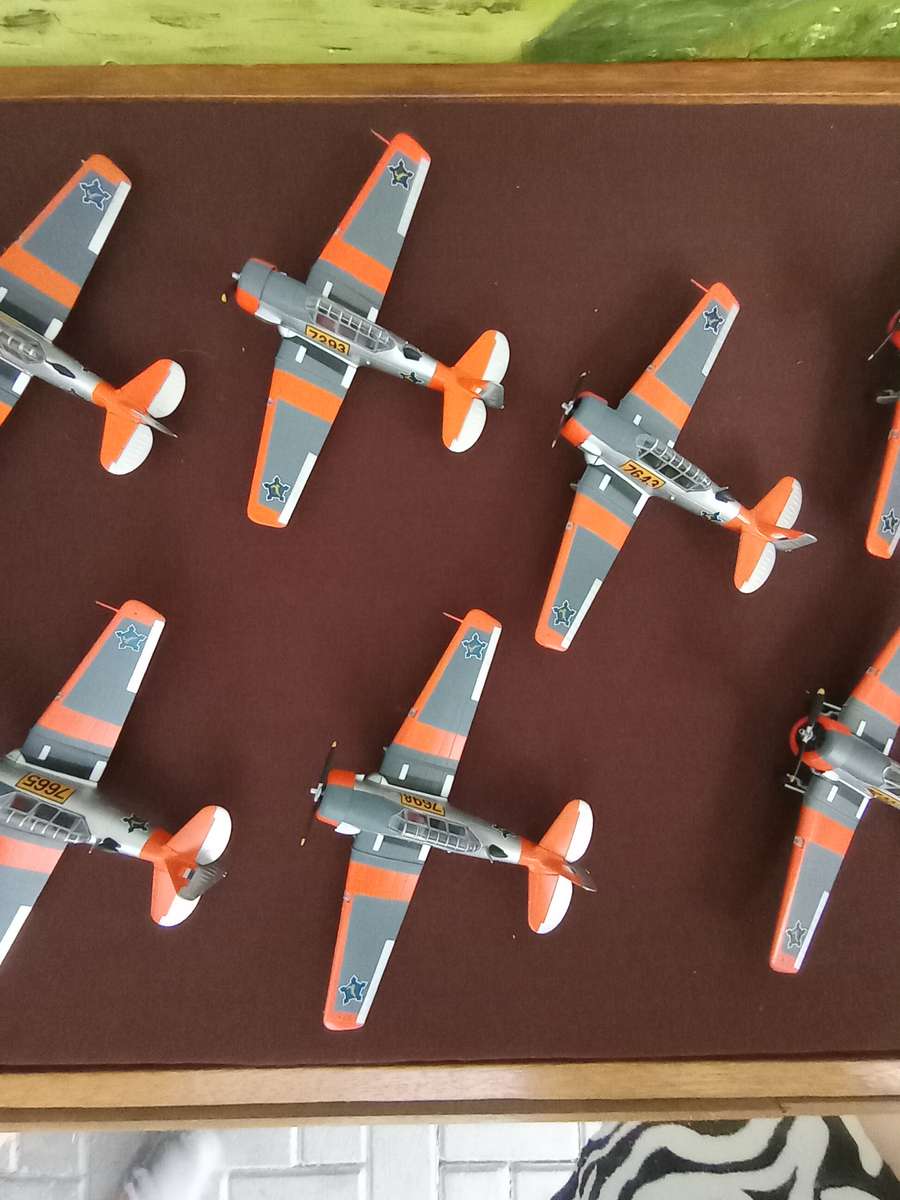 Harvard Display Case w/ 12 Planes