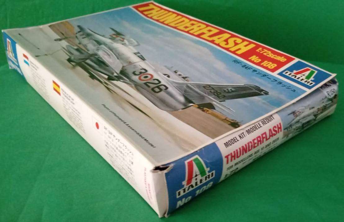 Italeri Models, ThunderFlash RF-84F, No. 108, 1:72 Scale,