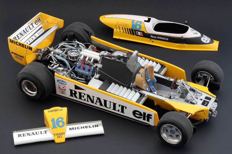 Italeri Models, Renault RE20 Turbo Formula 1 Plastic Model Kit  IT4707 1:12 Scale