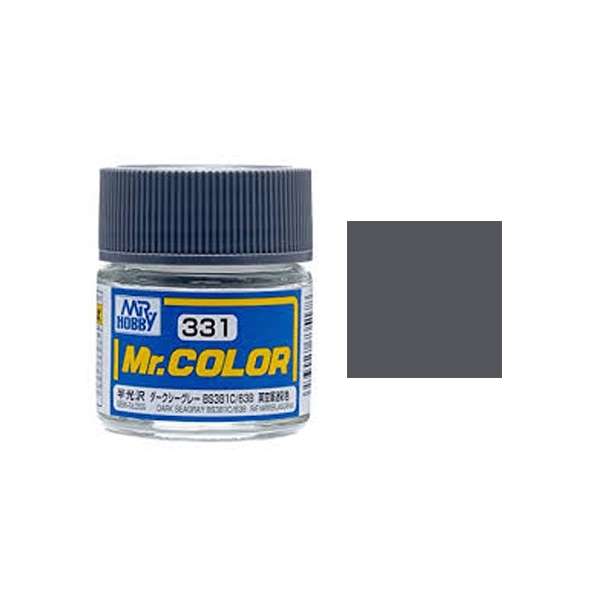 Mr. Color - C331 Dark Sea Grey BS381C/638 (Semi-Gloss) (10ml)