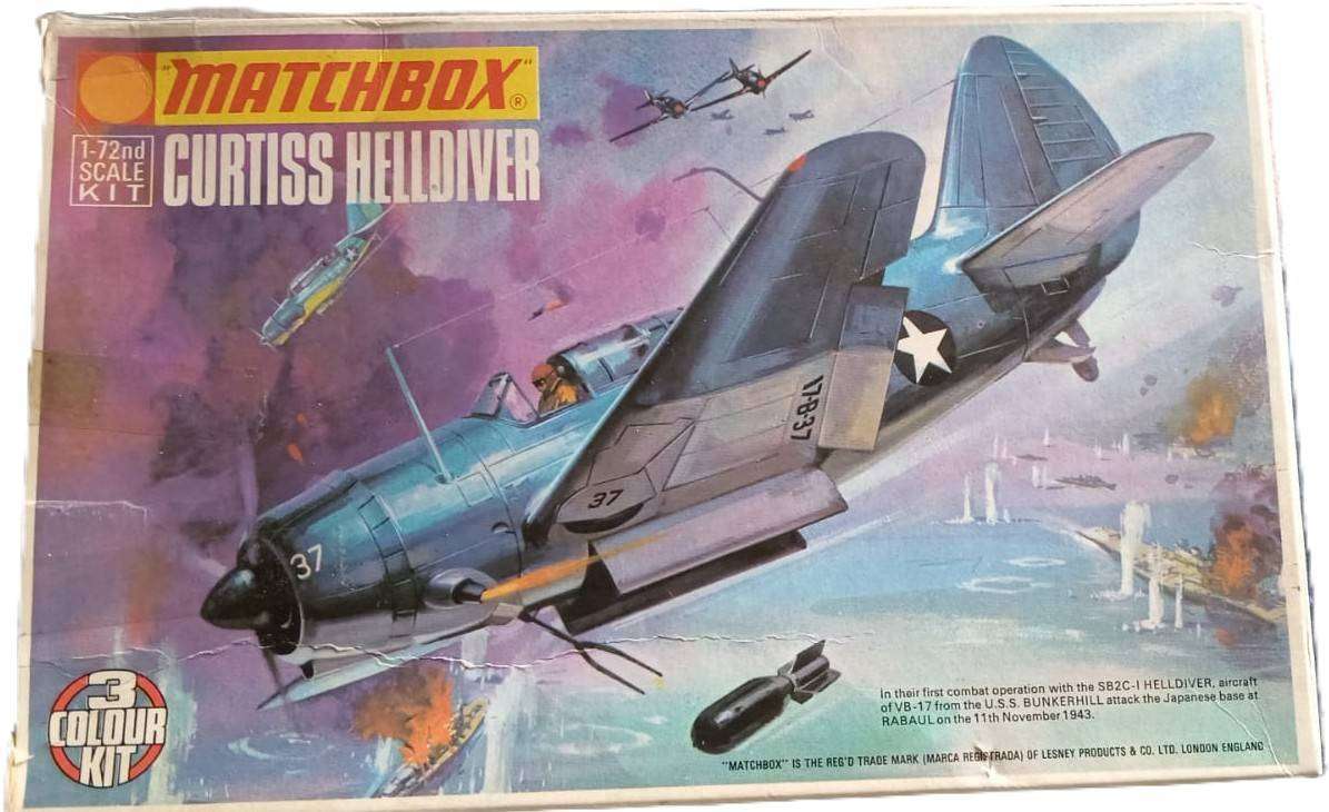 Matchbox Models, Curtiss Helldiver, No. PK-104, 1:72 Scale