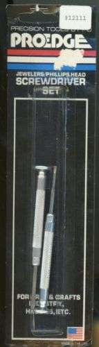 Proedge Precision Tools, Jewelers/Phillips Head Screwdriver Set, No. 12111