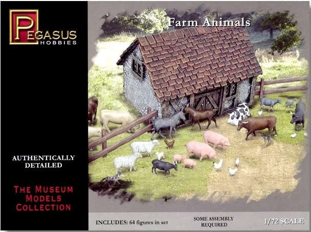 Farm Animals Pegasus Hobbies | No. 7052 | 1:72