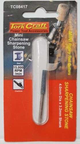 Tork Craft Tools, Chainsaw Sharpening Stone 4.0mm x 3.2mm Shank TC08417