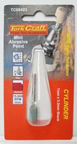 Tork Craft, Cylinder 7mm x 3.2mm Shank TC08423