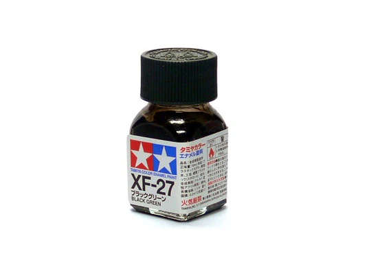 Tamiya Paint, XF-27 Black Green Enamel (10ml)