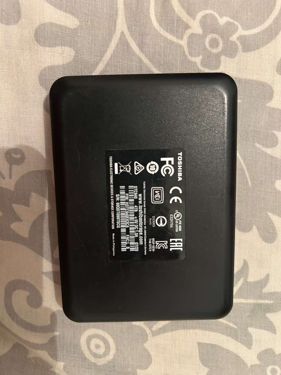 Toshiba 4TB External Hardrive