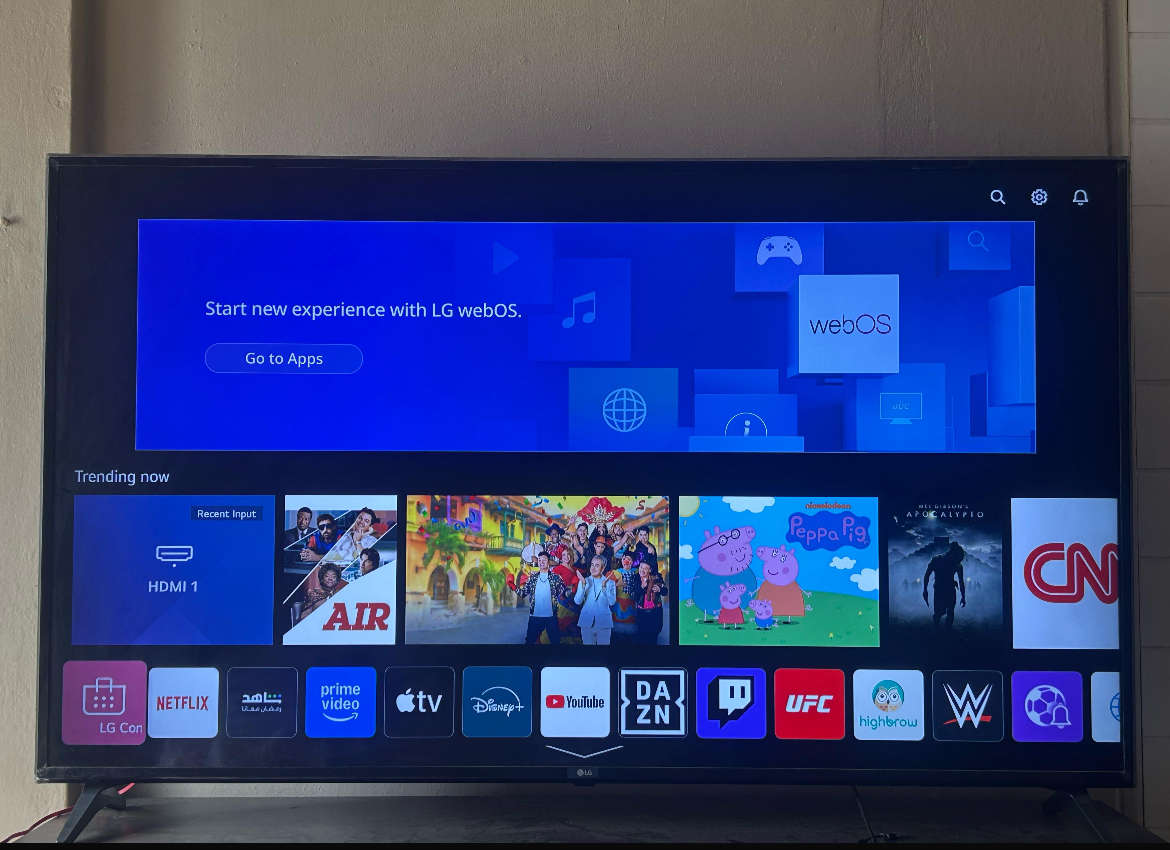 LG 65 inch 4K Smart TV