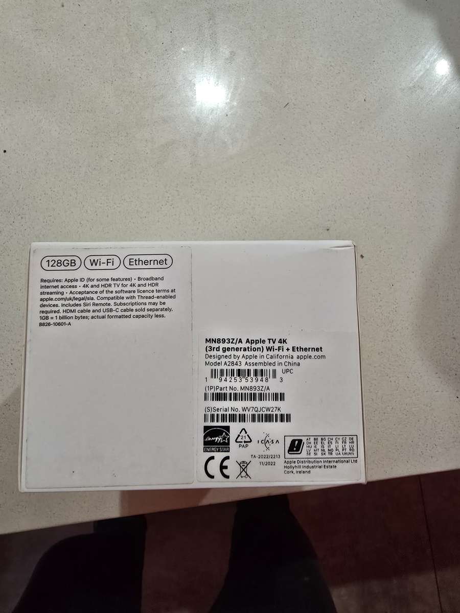 Apple TV 4K 128GB 2022 Model