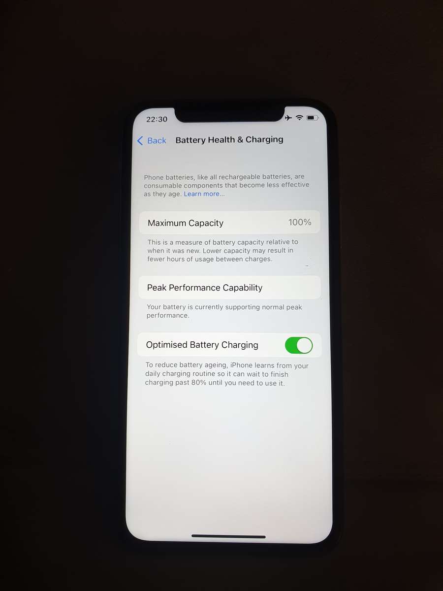iPhone X near mint condition