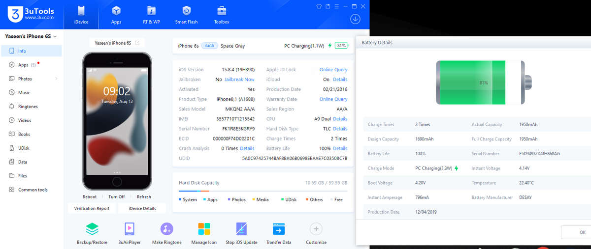 iPhone 6S 64GB mint condition