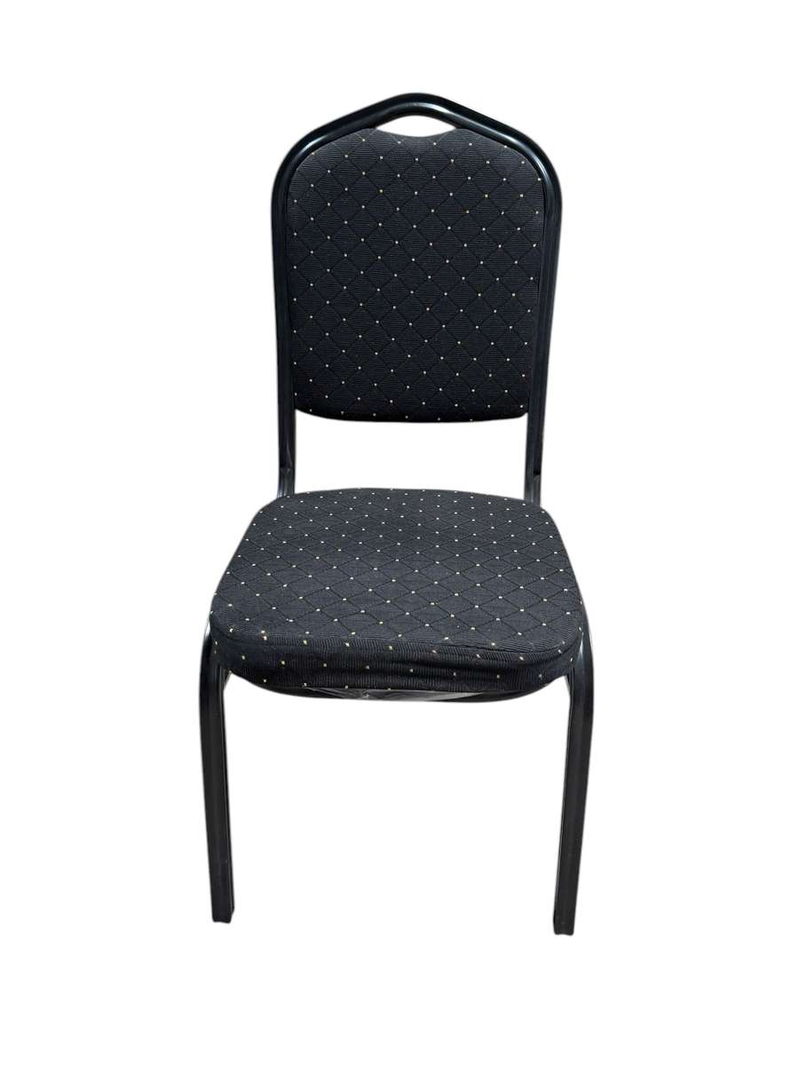 Conference Chair with Metal Frame - Black