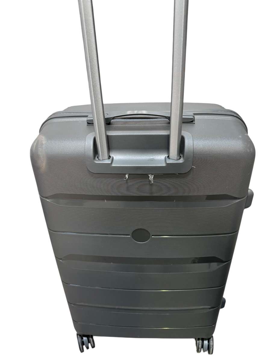 Premium 3-piece Hard Shell Luggage Set with 360° Rubber Spinner Wheels