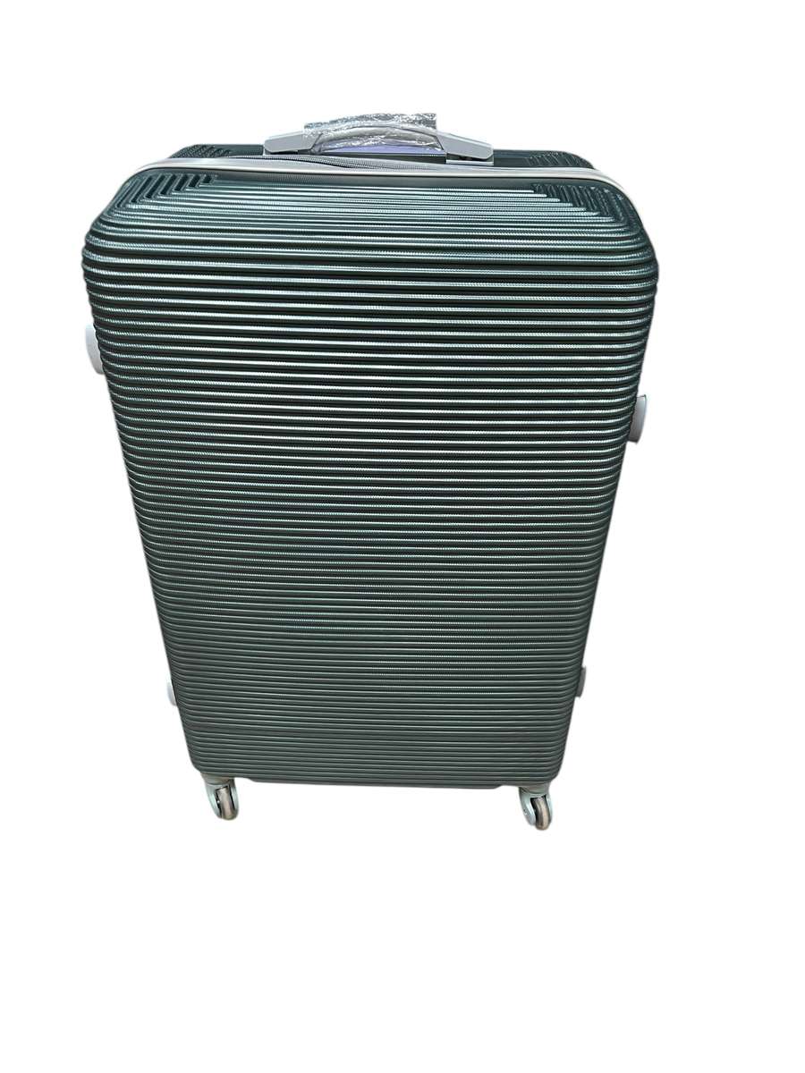 3 Piece Hard Outer Shell Luggage Set - Dark Green