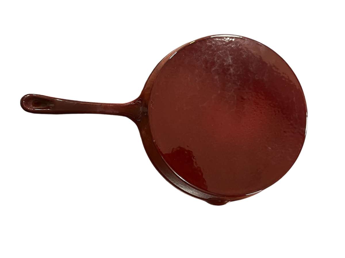 Cast Iron Fry Pan 26cm - Maroon New