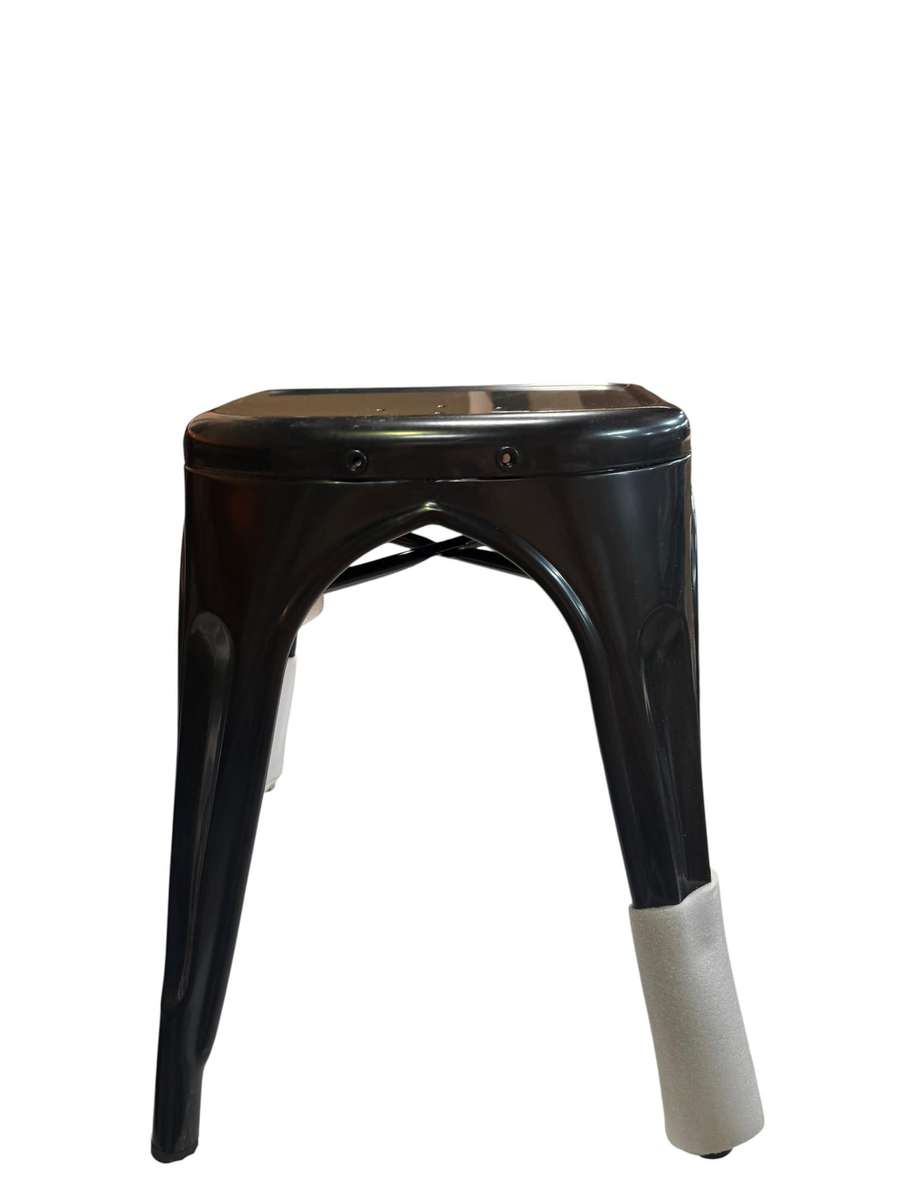 Steel Stool Metal Black 44cm Height Brand New High Quality
