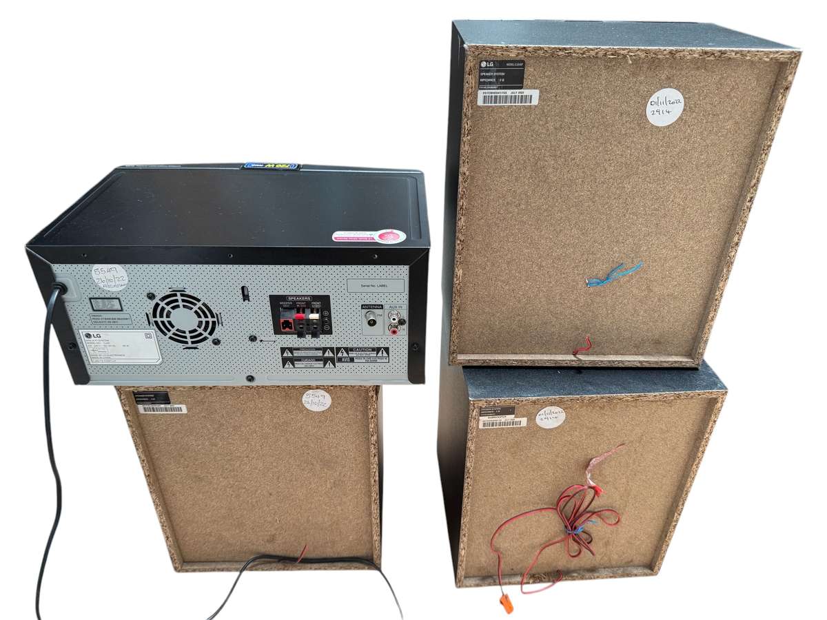 LG XBOOM CJ45 720W Hi-Fi Stereo with Multi Jukebox - Not Working