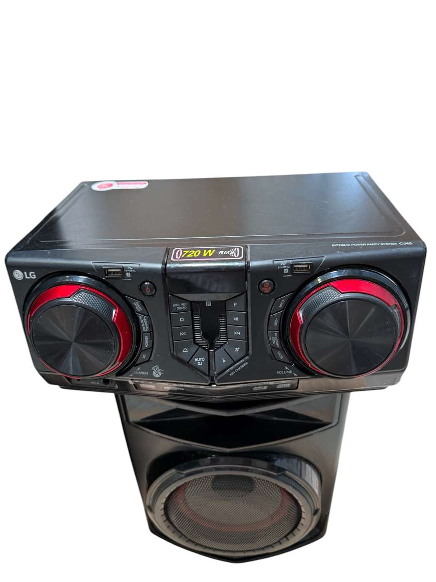 LG XBOOM CJ45 720W Hi-Fi Stereo with Multi Jukebox - Not Working