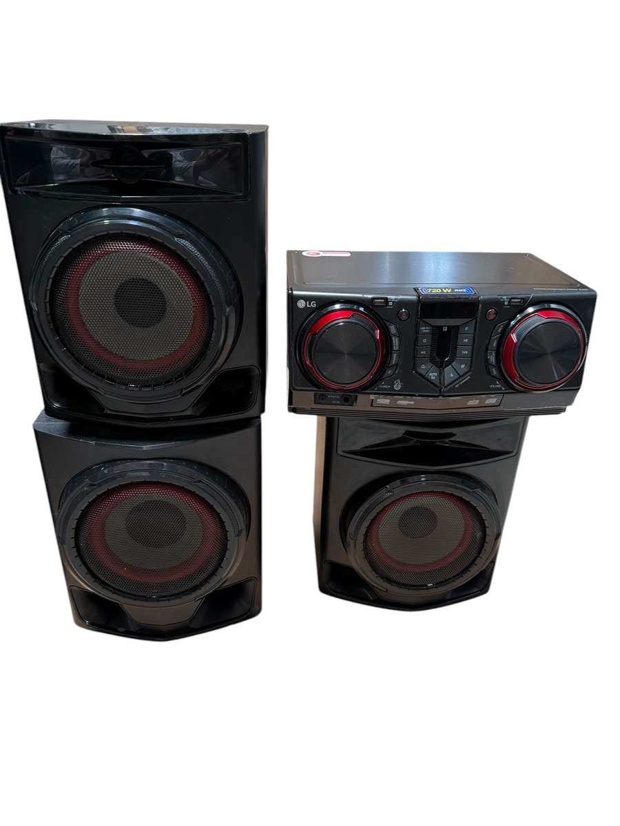 LG XBOOM CJ45 720W Hi-Fi Stereo with Multi Jukebox - Not Working