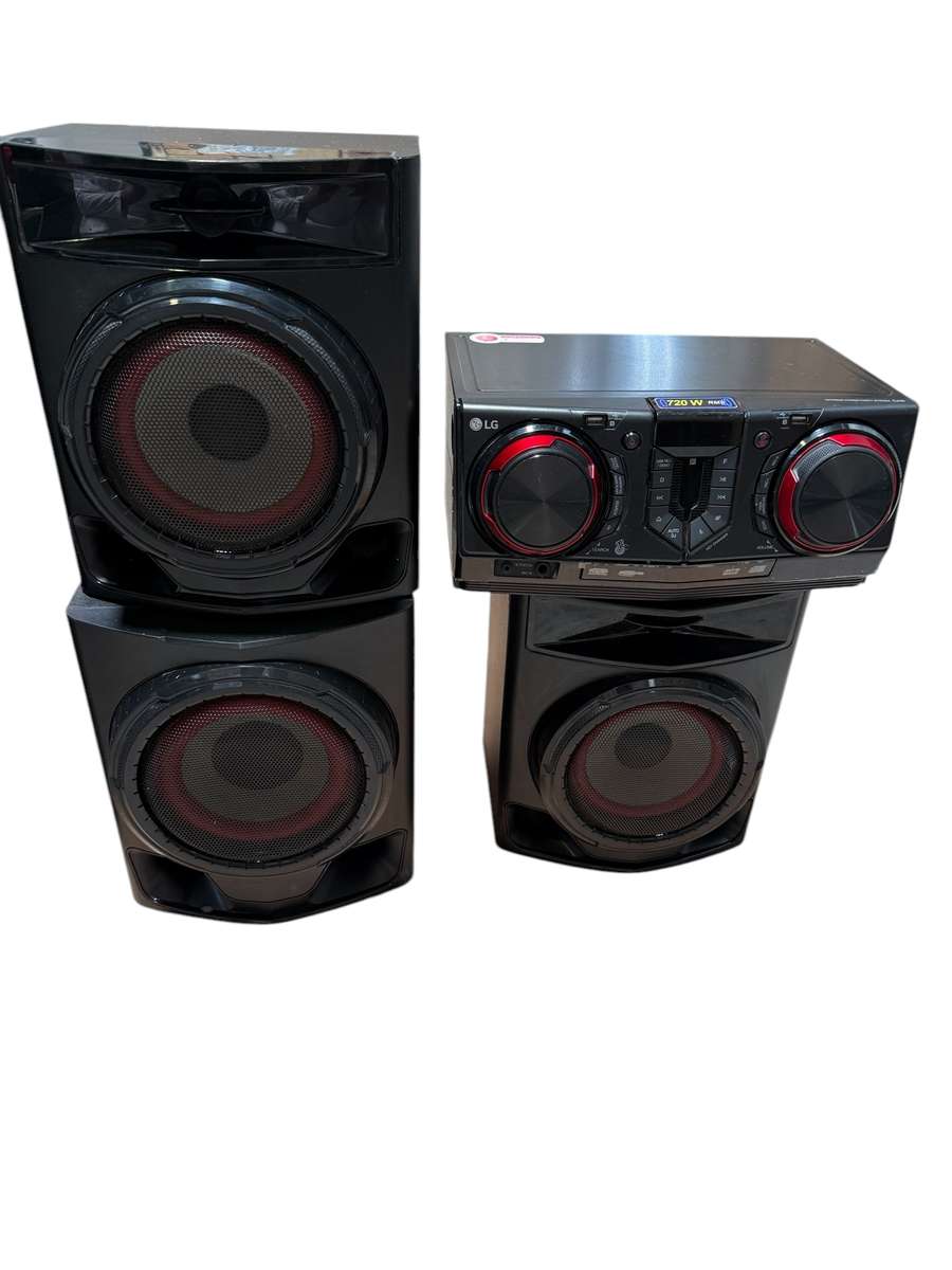 LG XBOOM CJ45 720W Hi-Fi Stereo with Multi Jukebox - Not Working