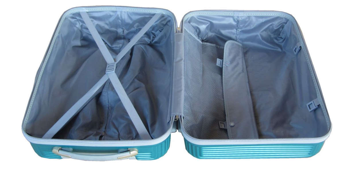 3 Piece Hard Outer Shell Luggage Set - Dark Green 31 Inch