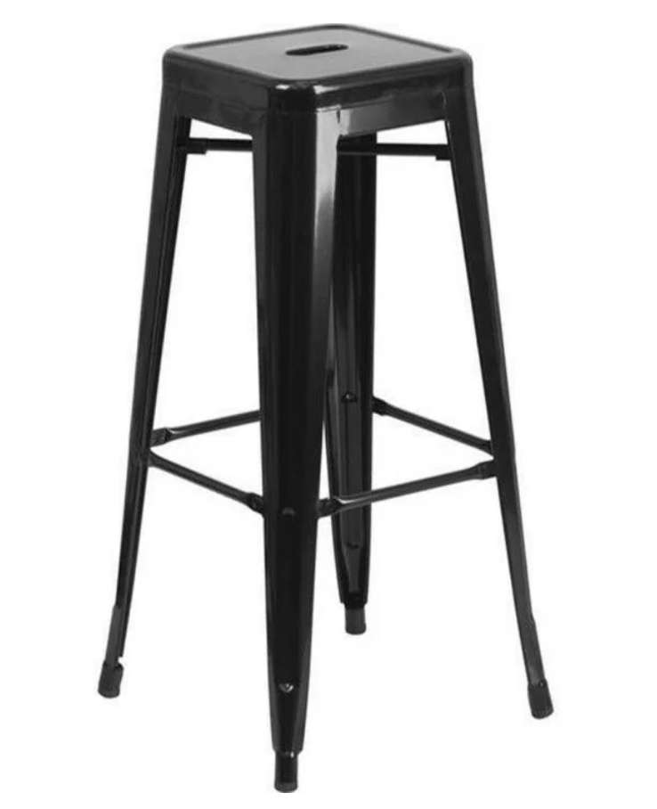 High Quality Kitchen Metal Stool Black - Display unit