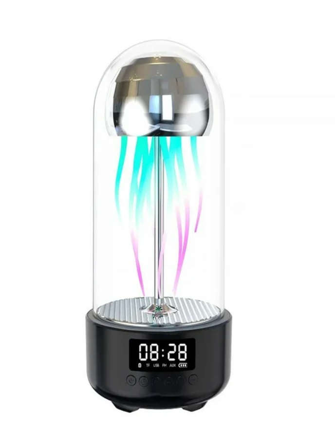 Portable  Mechanical  Luminous Jellyfish Wireless Bluetooth Speaker Colorful Ambient Breathing Lamp