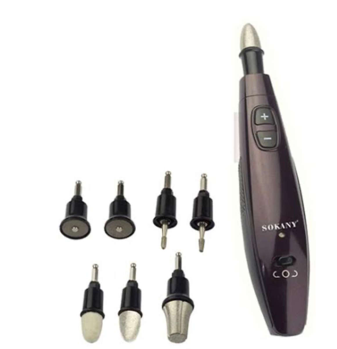 Sokany - Adjustible Speed Nail Manicure Set with 7 Different Grinding Heads