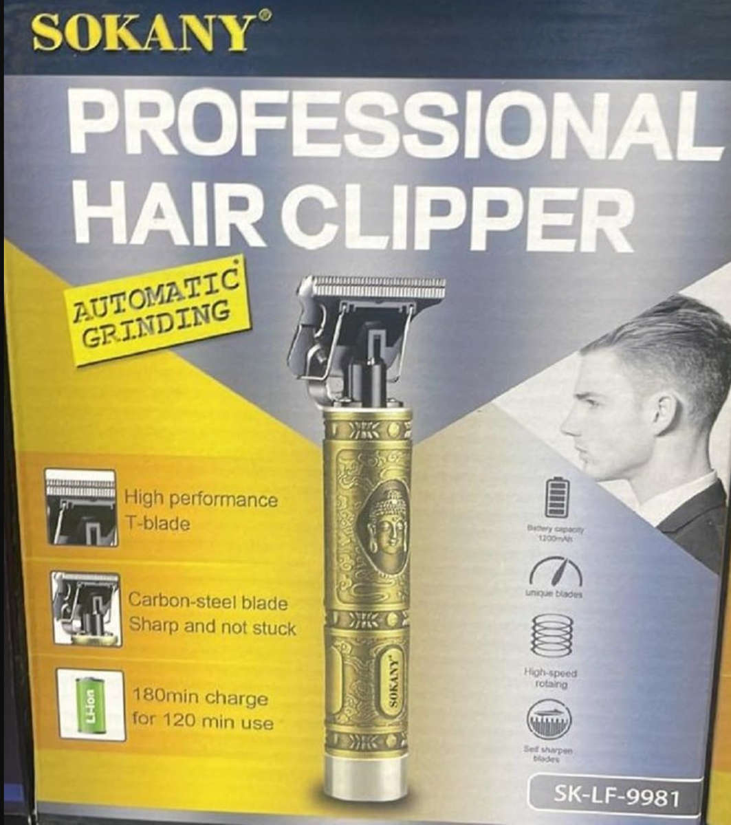 Sokany Professional Hair Clippers for Men, Hair Shaving machine with 3 Sizes